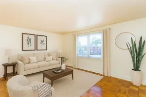 Queens Manor Apartments Living Room